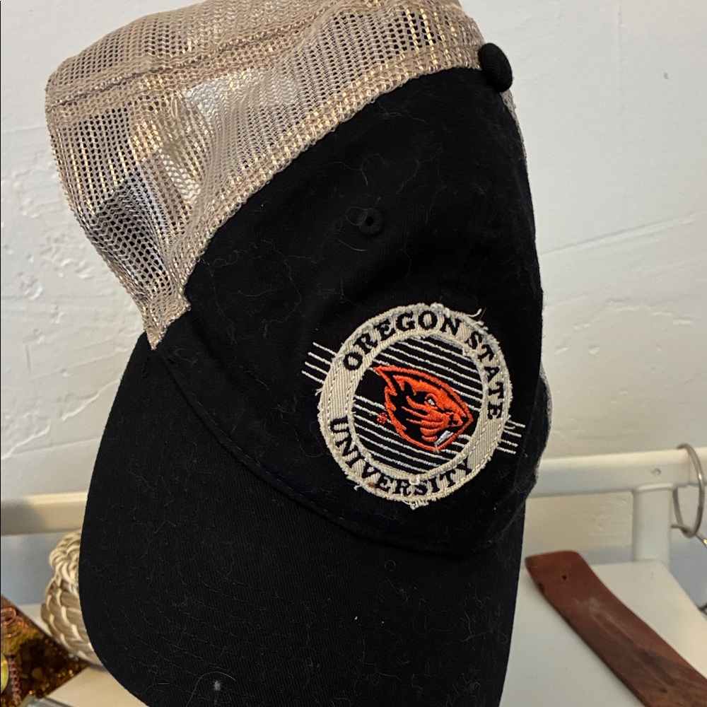 Oregon State University Black and Tan Cap